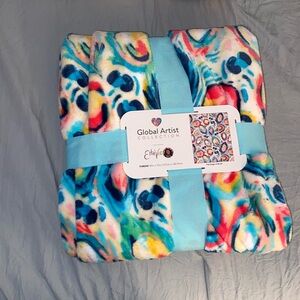 Global artist collection throw blanket
